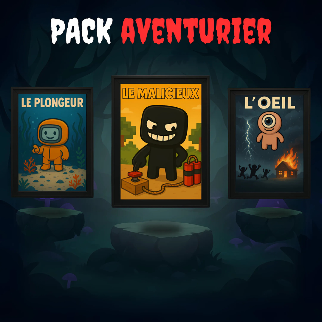 Pack Aventurier 3 Posters